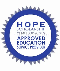 Hope Scholarship West Virginia approved education service provider badge