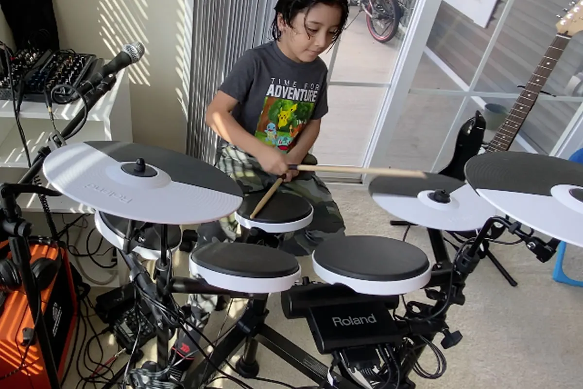 Drum lessons at Stars Music School